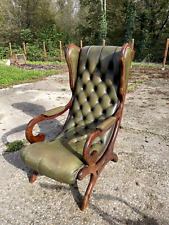Fauteuil anglais skaï d'occasion  Bourg-en-Bresse