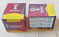 Panini Wm 2022 Qatar - 2 x Display / Box - Orange - 100 Tüten - 500 Sticker, usado comprar usado  Enviando para Brazil