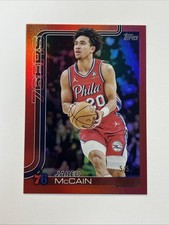 Jared Mccain 25-26 Topps basquete arco-íris vermelho /5 76ers #24 KG comprar usado Jared Mccain 25-26 Topps basquete arco-íris vermelho /5 76ers #24 KG comprar usado  Enviando para Brazil