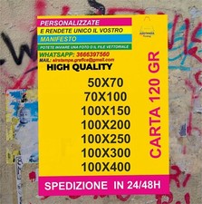 Stampa manifesti 50x70 usato  Maddaloni