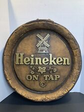 Barril de espuma dura de cerveja vintage HEINEKEN barril superior bar, placa de pub, placa de caverna de homem comprar usado  Enviando para Brazil