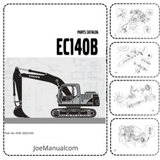 Volvo EC140B Koparka Części Instrukcja PDF na sprzedaż  PL