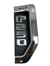 Usado, Logotipo emblema moldura destro cromado fabricante de equipamento original 2017-2022 Ford F-250 Super Duty XL T Fender comprar usado  Enviando para Brazil