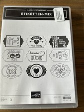 Stampin stempelset etikettenmi gebraucht kaufen  Berlin