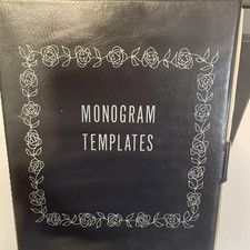 Vintage monogram templates for sale  Giddings