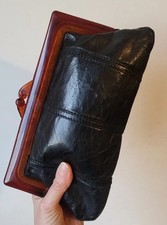 Vintage pochette cuir d'occasion  Angers-