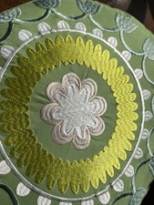 Embroidered round green for sale  Redford