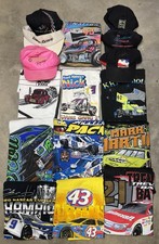 Lote de 16 peças 10 camisetas de corrida 6 chapéus Nascar, pacote revendedor de sujeira atacado comprar usado  Enviando para Brazil