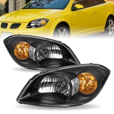 Farol preto transparente para 2005-2010 Chevy Cobalt 07-10 Pontiac G5 05-06 Pursuit comprar usado  Enviando para Brazil