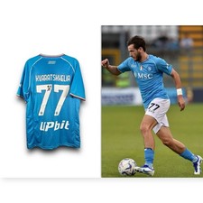Maglia kvaratskhelia autografa usato  Massalengo