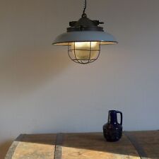Używany, Lampa emaliowana Lampa przemysłowa Vintage Lampa, Industrial Lamp 70s Space Age na sprzedaż  PL