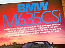 Bmw m635 csi for sale  PRESTON