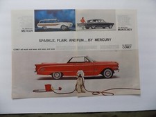 Print 1962 mercury for sale  Russells Point