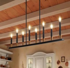 candle 8 farmhouse chandelier for sale  Paris