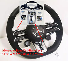 Compatível com pás de upgrade de volante Mercedes Benz W213 W290 W232 W206 AMG + capa comprar usado  Enviando para Brazil