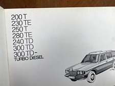 Mercedes w123 betriebsanleitun gebraucht kaufen  Köln