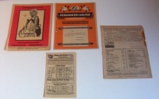 4 x Wesermünde 1930 SCHÜSSLER & HEYER, Strasser & Runge, Vinzenz Putz & Co, LOOP na sprzedaż  Wysyłka do Poland