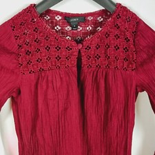 Crew burgundy sheer for sale  Georgetown