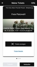 Mobile tickets linkin gebraucht kaufen  Köln