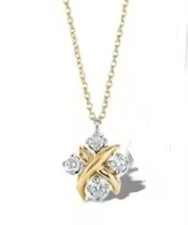 Collana pendente gold usato  Sori