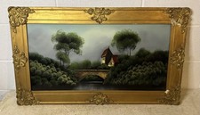 Antique reverse painted for sale  Newton Falls