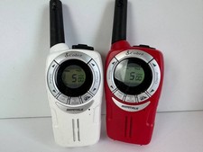 Walkie-talkies Cobra ACXT360 resistentes à água branco e vermelho 25 milhas rádios bidirecionais, usado comprar usado  Enviando para Brazil