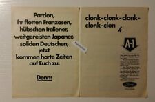 Werbeanzeige advertisement for gebraucht kaufen  Stallwang