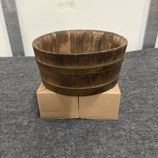 Tigela de madeira antiga Firkin, usado comprar usado  Enviando para Brazil