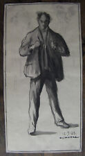 Ancien dessin lavis d'occasion  Pertuis