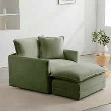 Chenille oversized chair for sale  Saint James