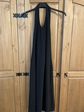 Black halter neck for sale  PERSHORE