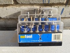 Nutool router bits for sale  LIVERPOOL
