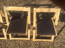 Pair padded folding for sale  WARWICK