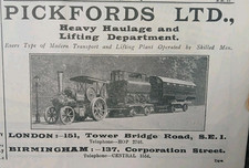 Pickfords traction engine for sale  BIRMINGHAM