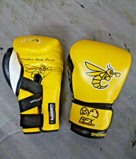Luvas de boxe AFX Guerrero 16 oz | Luvas sparring amarelas | Equipamento de treinamento profissional comprar usado  Enviando para Brazil