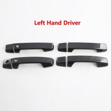 Guarnição de tampa de maçaneta de porta de fibra de carbono para Mitsubishi triton L200 2023 2024 comprar usado  Enviando para Brazil