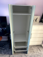 Ikea wardrobe green for sale  DUNSTABLE