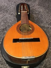 RM REAL MUSICAL MADRID 12 CUERDAS BANDURRIA con FUNDA ORIGINAL Y CUERDAS EXTRA segunda mano  Embacar hacia Mexico