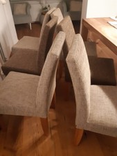 Esszimmerstühle beige braun gebraucht kaufen  Frankfurt am Main
