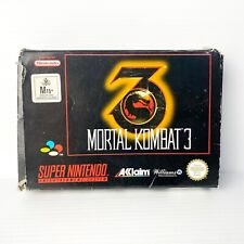 Mortal Kombat 3 + Caixa, Manual, Inserção CIB - SNES - Testado e Funcionando comprar usado  Enviando para Brazil