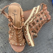 tan gladiator sandals 6 for sale  NEWARK
