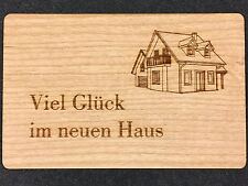 Grußkarte holz geschenk gebraucht kaufen  Dinkelsbühl