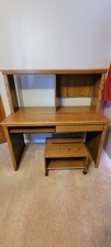 Brown wooden computer for sale  Norfolk