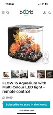 Biorb flow acrylic for sale  CHELMSFORD