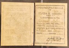 Pnf tessera pergamino usato  Zerbolo