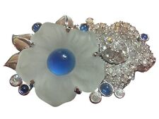 Spilla swarovski fiore usato  Civitavecchia