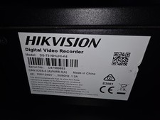 Hikvision 7316huhi channel for sale  BEVERLEY