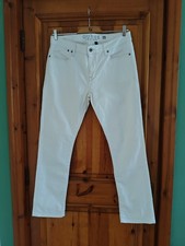 Jeans bianco guess usato  Tricase