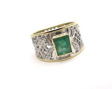 Bandring gelb weissgold gebraucht kaufen  Düsseldorf
