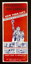 Brochura turística vintage acampamento tenda cidade trailer cidade trailer década de 1970, usado comprar usado  Enviando para Brazil